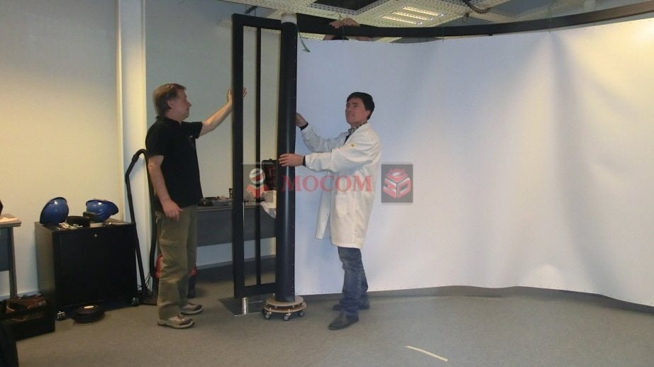 mocom curved screen for simulator 모컴 커브드 스크린 시뮬레이션용